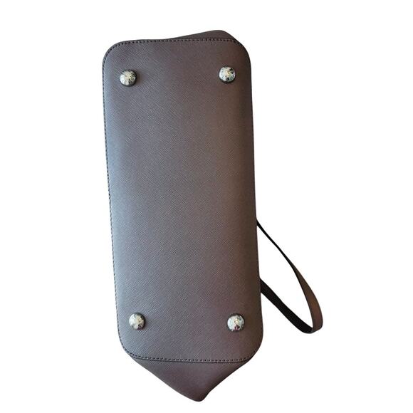 Michael Kors Women's Grey Jet Set Travel Meduim Handbag Zip Up Open Top Tote - Picture 5 of 9